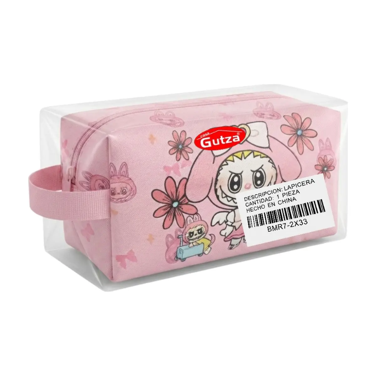 Lapicera o cartuchera rectangular con diseño de Labubu Gutza - Miniatura 1