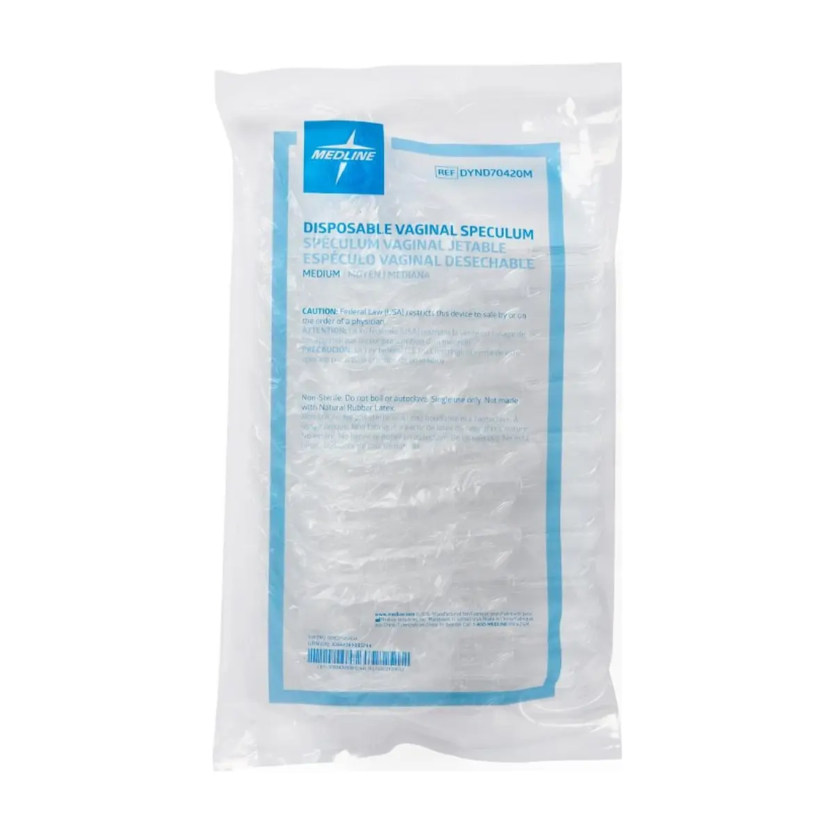 Espéculo vaginal desechable mediano Medline - Thumbnail 4