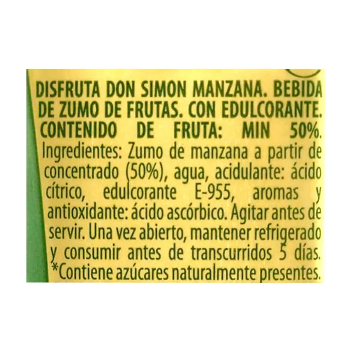 Zumo - jugo - de manzana Disfruta Don Simon (200 ml) - Thumbnail 3