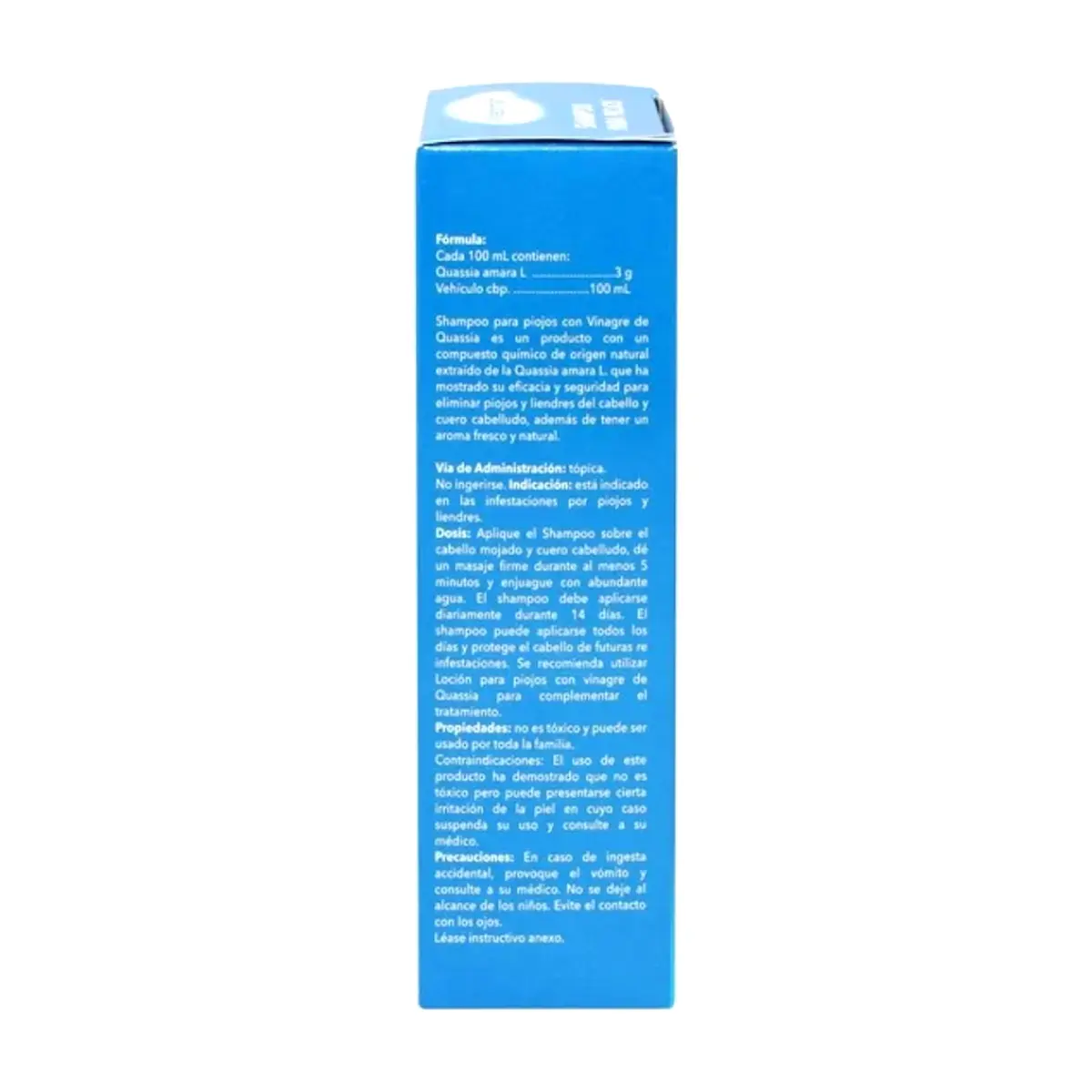 Champú para piojos vinagre de Quassia Medimart (120 ml / 4.22 fl. oz) - Thumbnail 2
