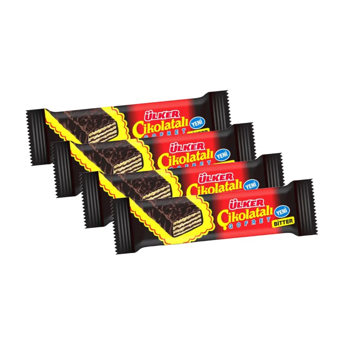 Sorbetos recubiertos con chocolate Ülker Bitter (4x 36 g / 1.26 oz)