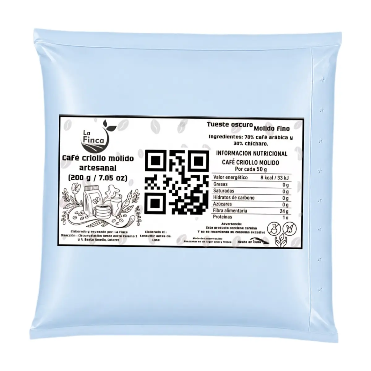 Café criollo molido artesanal La Finca (200 g / 7.05 oz) - Thumbnail 5