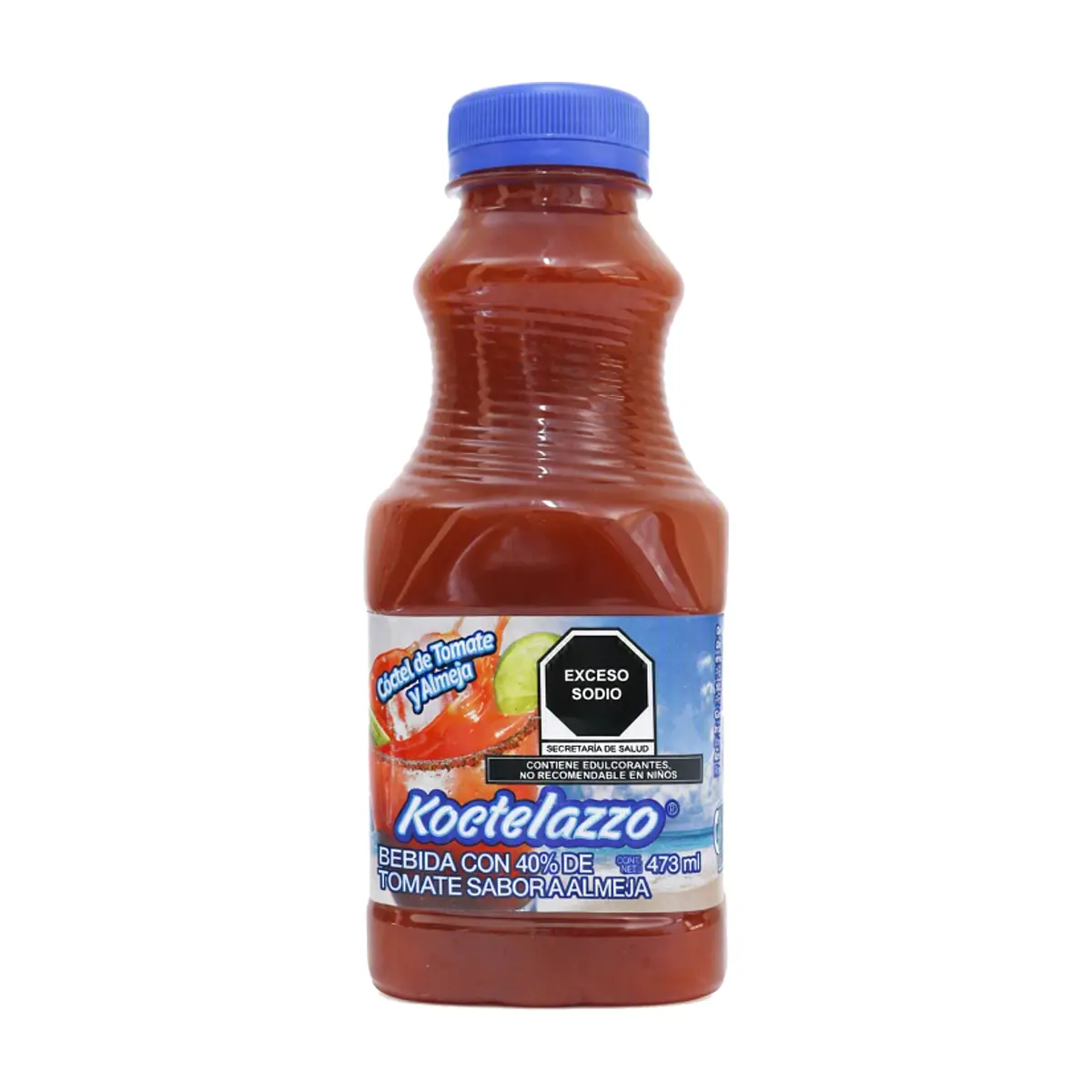 Cóctel de tomate y almejas Koctelazzo (473 ml) - Thumbnail 3