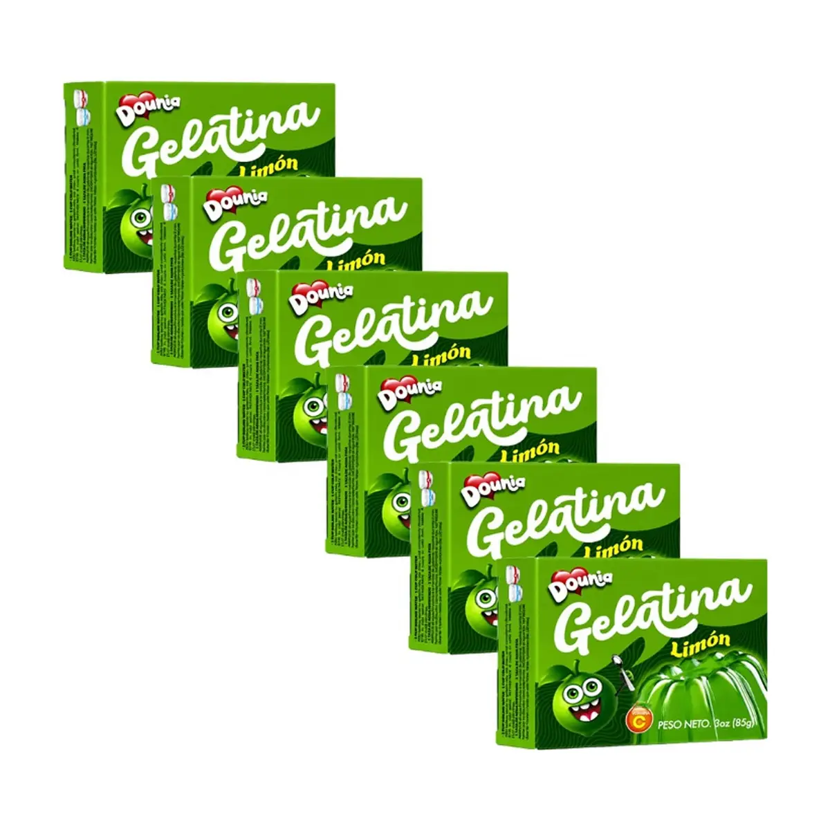 Gelatina con sabor a limón Dounia ( 6 X 85 g / 3 oz) - Miniatura 1