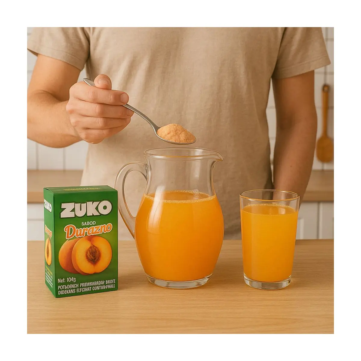 Refresco sabor durazno Zuko (12 x 8 x 13 g) - Thumbnail 2