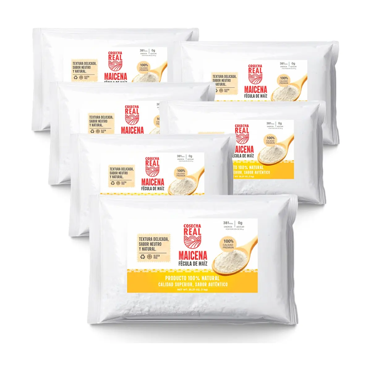 Maicena Cosecha Real (6 x 1 kg / 2.2 lb)