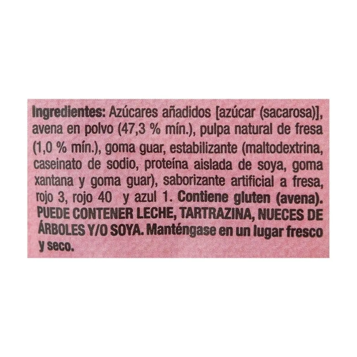 Avena para licuado sabor fresa Great Value (200 g / 7.05 oz) - Miniatura 3