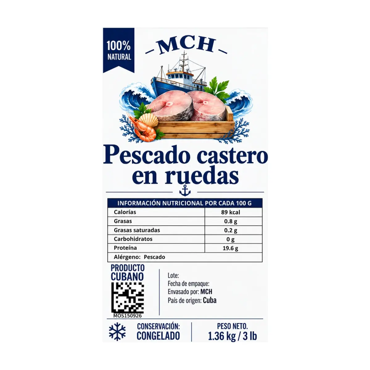 Pescado castero en ruedas MCH (1.36 kg / 3 lb) - Thumbnail 3