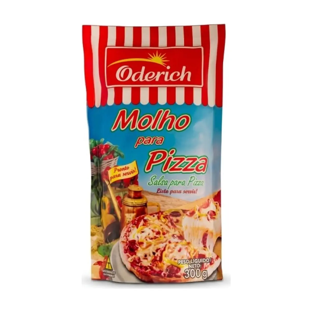 Salsa Tradicional para Pizza (300g) ODERICH