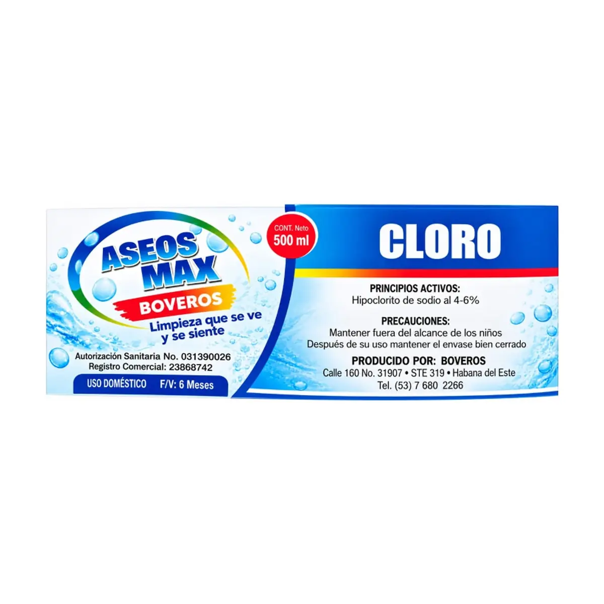 Cloro para aseos AseosMax (500 ml) - Miniatura 4