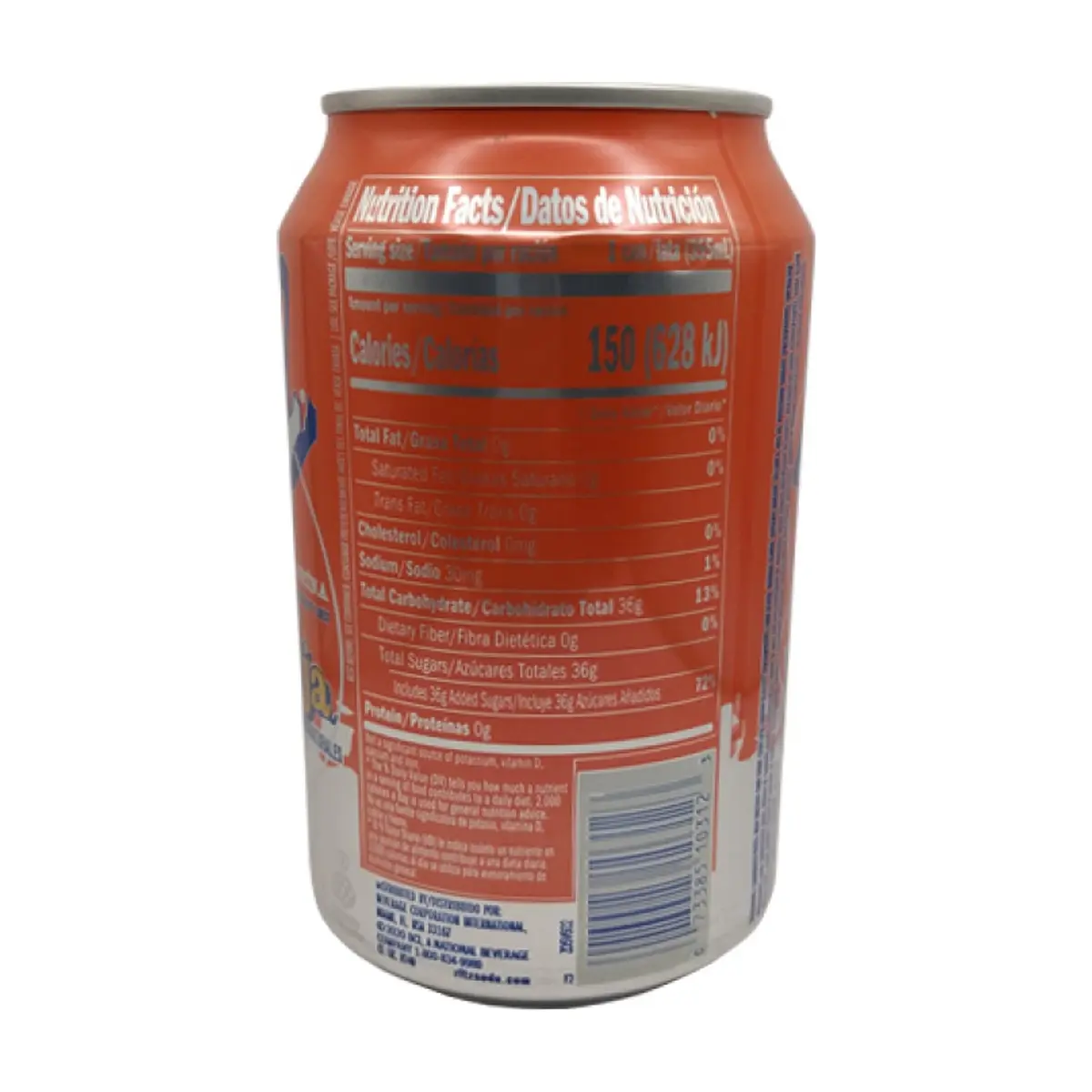 Refresco gaseado sabor naranja Ritz (6 x 355 ml) - Thumbnail 2