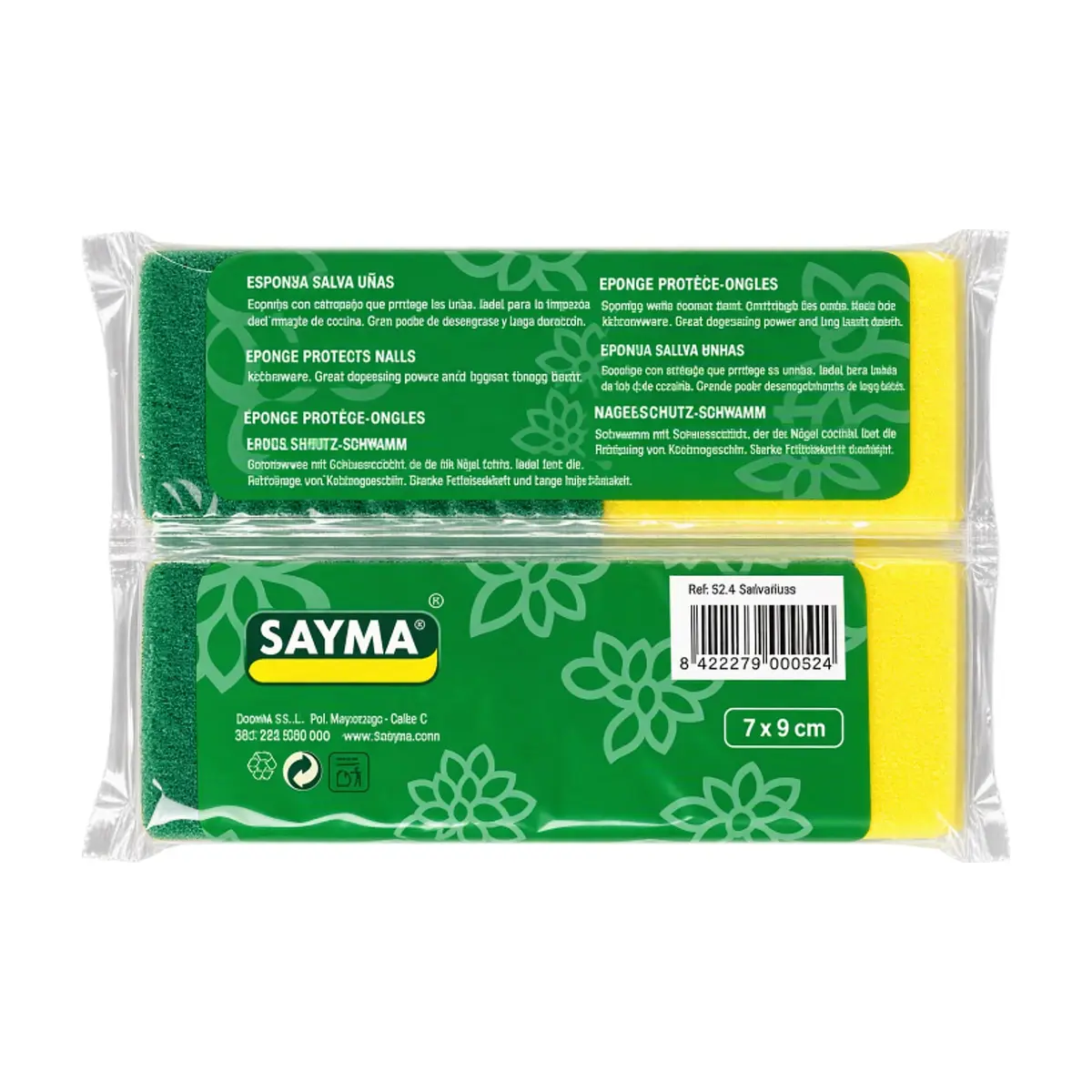Estropajos salvauñas con esponja Sayma - Thumbnail 2