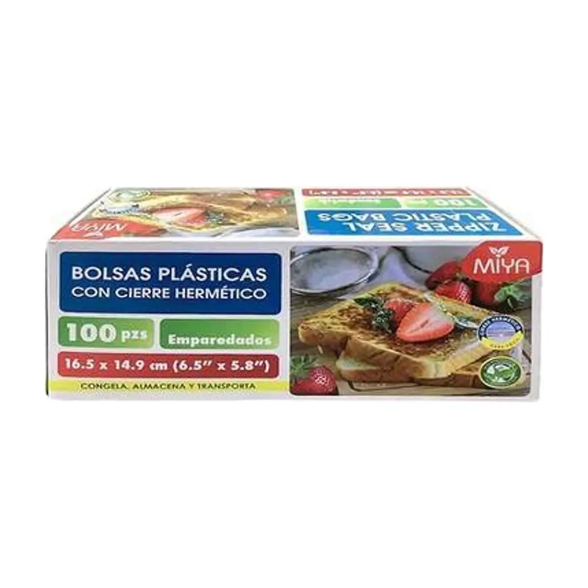 Bolsa Sándwich Hermética (100 ud) MIYA