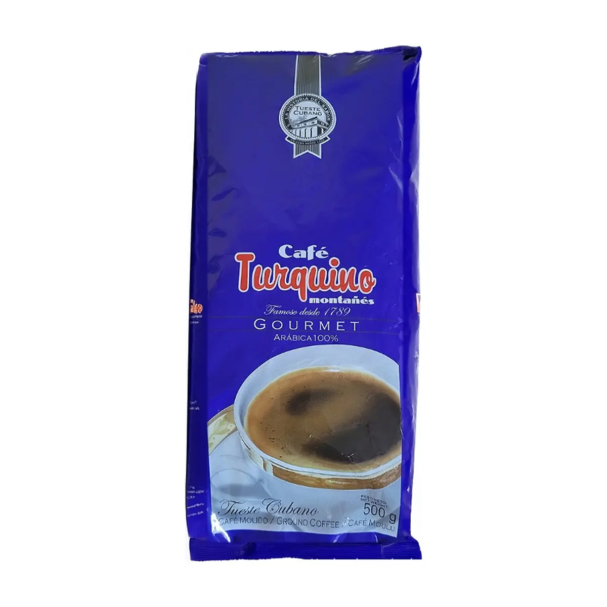 Café gourmet tostado y molido Turquino (500 g / 1.1 lb) - Miniatura 1