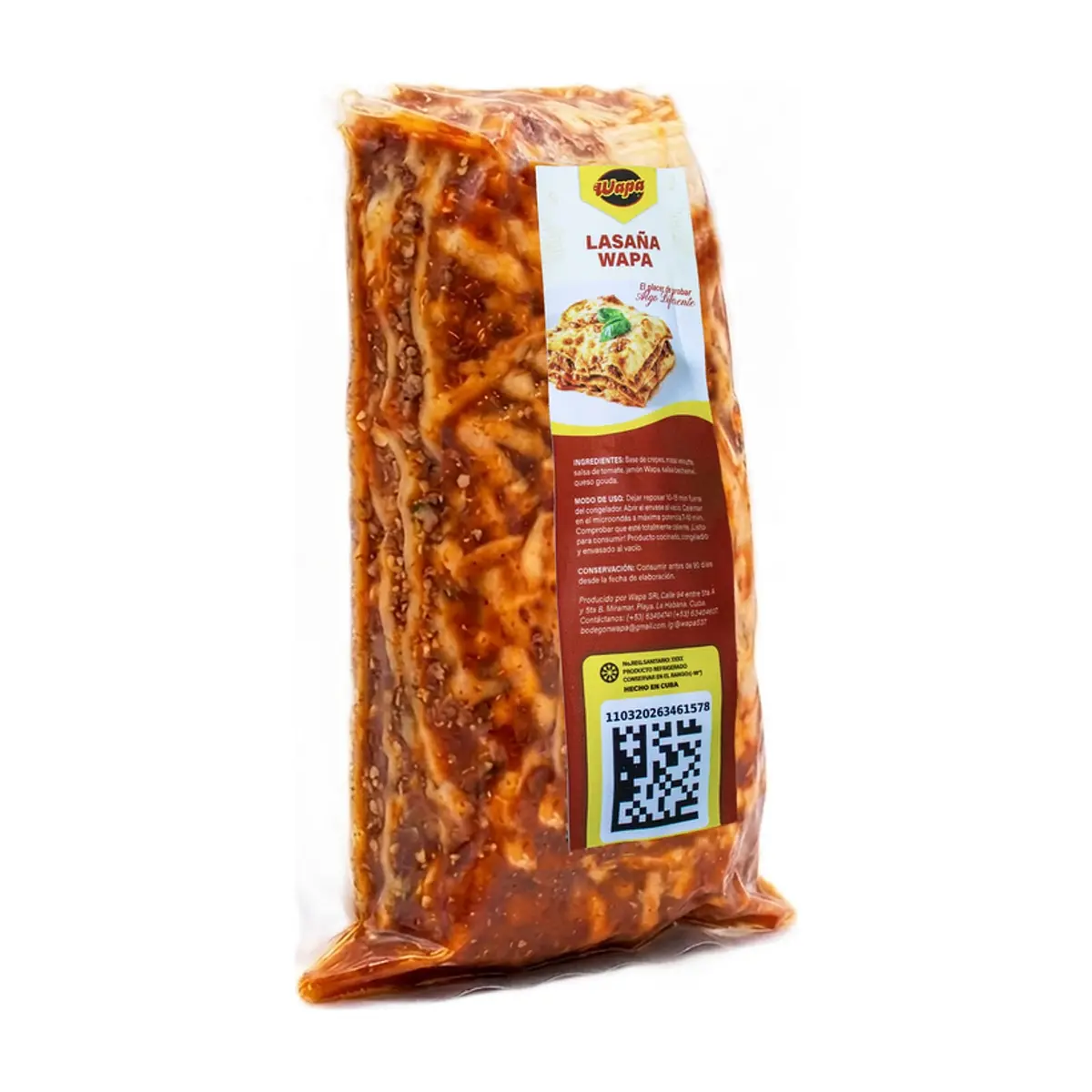 Lasaña de jamón congelada Wapa (460 g / 1.01 lb) - Thumbnail 2
