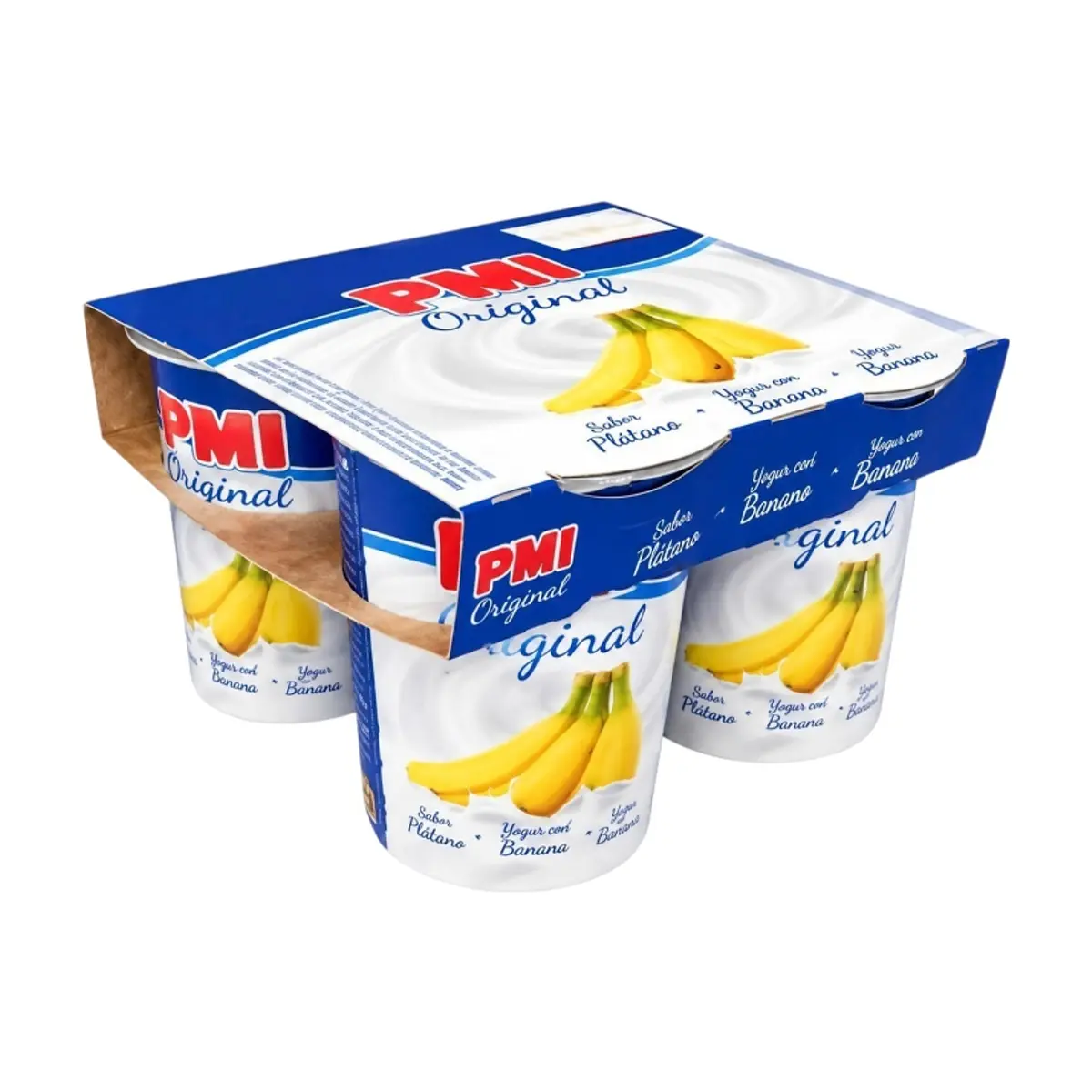 Yogurt sabor plátano Original PMI (4 x 120 g / 4.23 oz) - Thumbnail 5