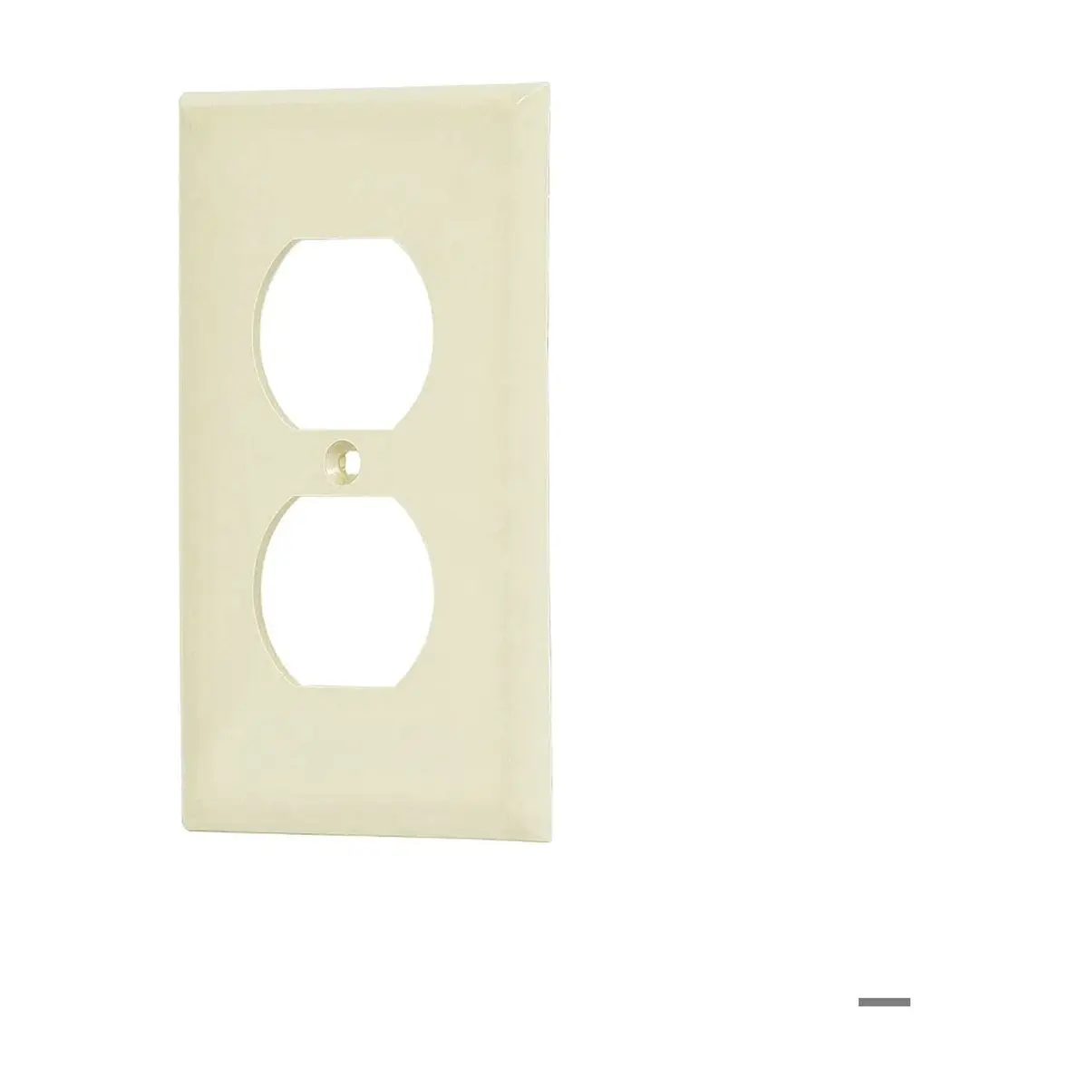 Placa de plástico doble color marfil Surtek 136600