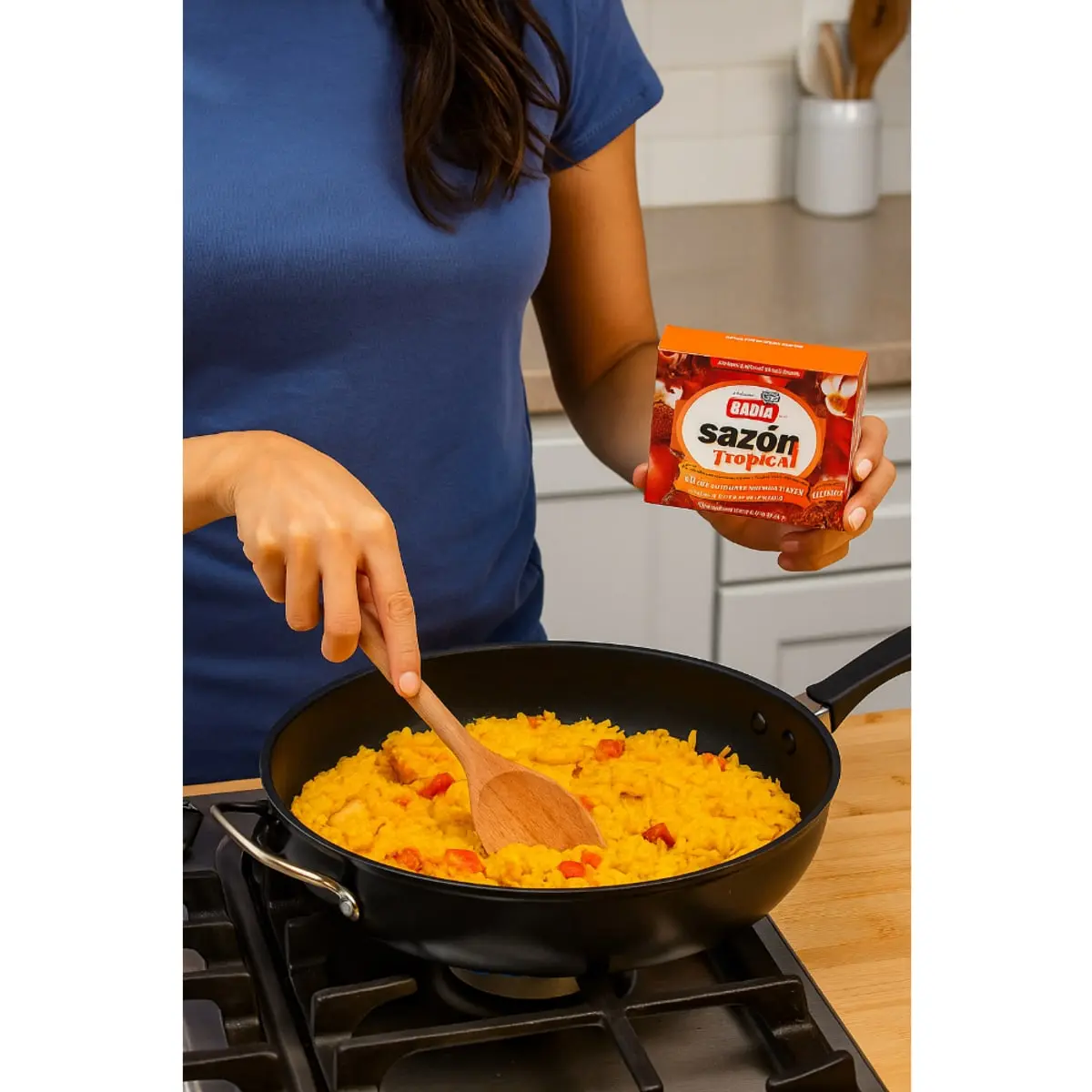 Sazón tropical con culantro y achiote Badia (20 x 5 g / 3.52 oz) - Miniatura 5