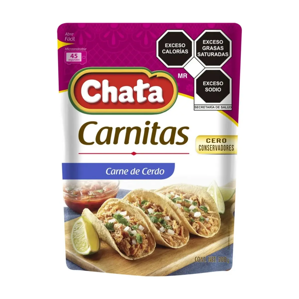 Carnitas de puerco Chata (200 g / 7.05 oz) - Miniatura 1
