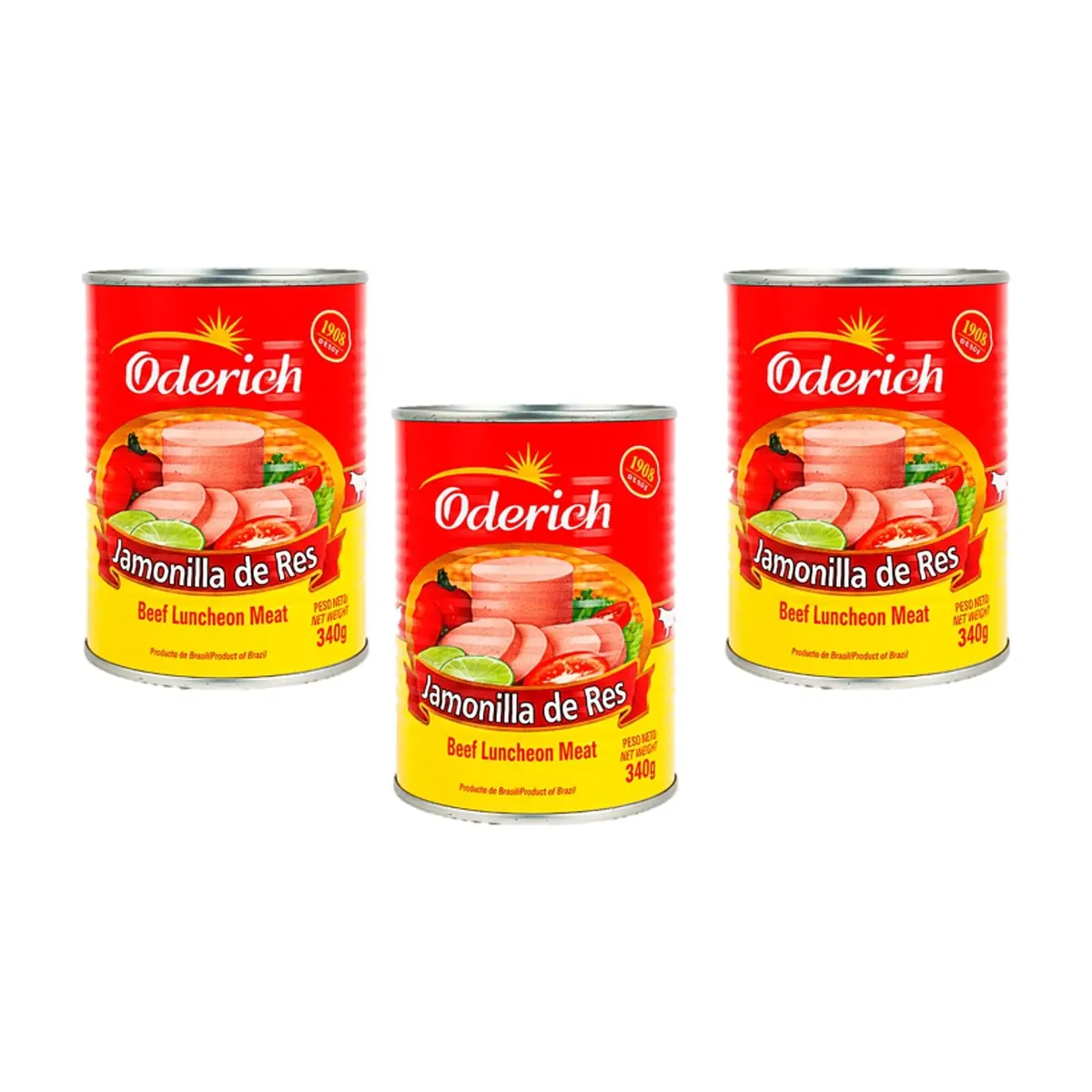 Jamonilla spam de res Oderich (3 x 340 g / 11.99 oz)