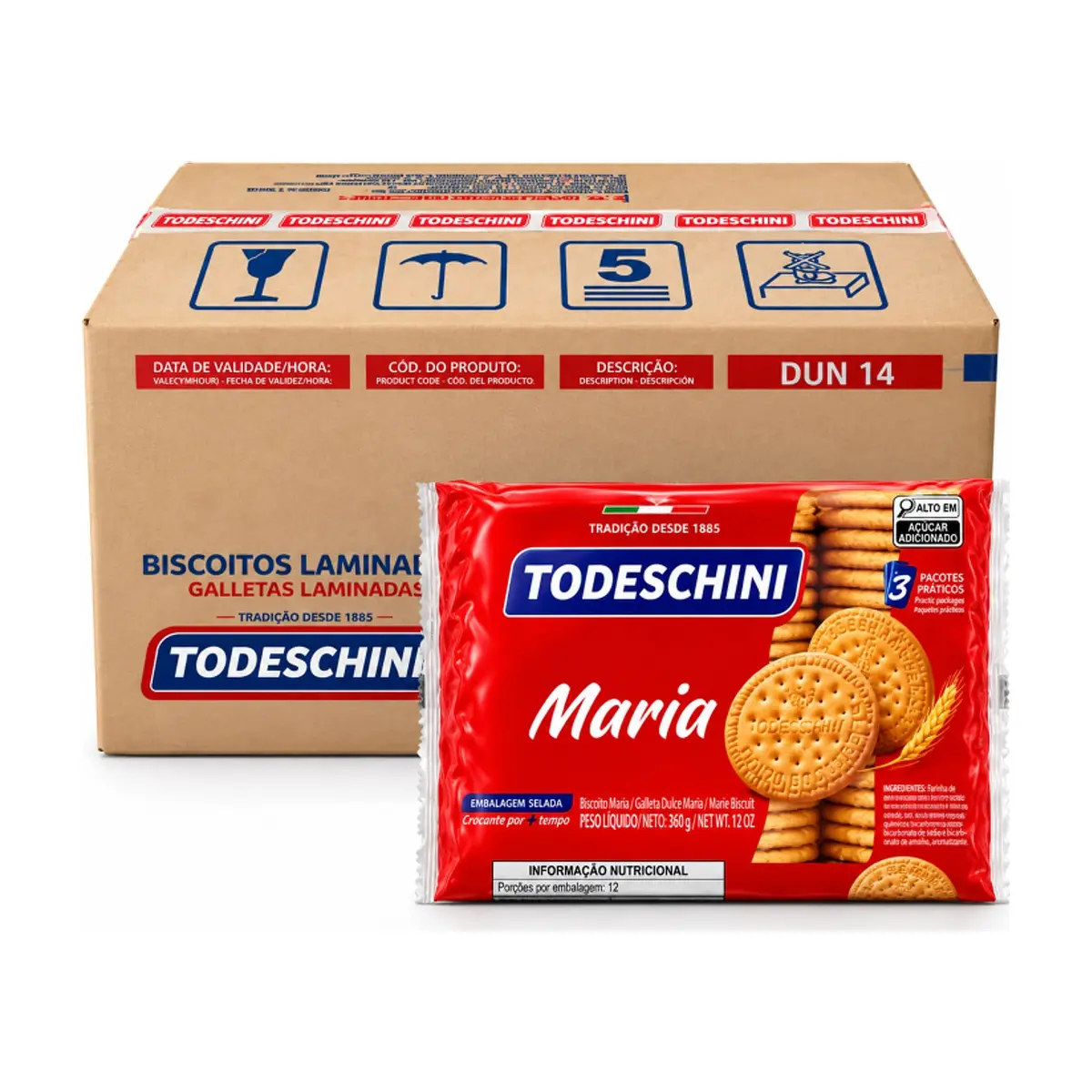 Galletas María Todeschini (20 x 360 g / 12.7 oz)