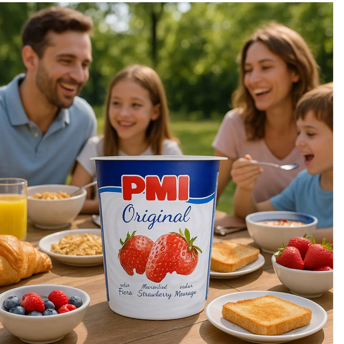 Yogurt sabor fresa Pmi Original (24 x 120 g / 4.23 oz) - Thumbnail 4