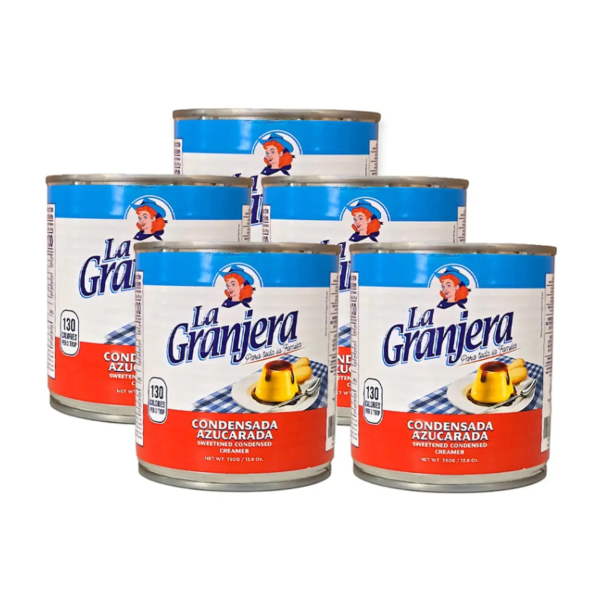 Leche condensada Azucarada (5 x 390 g / 13.8 oz) - Miniatura 1