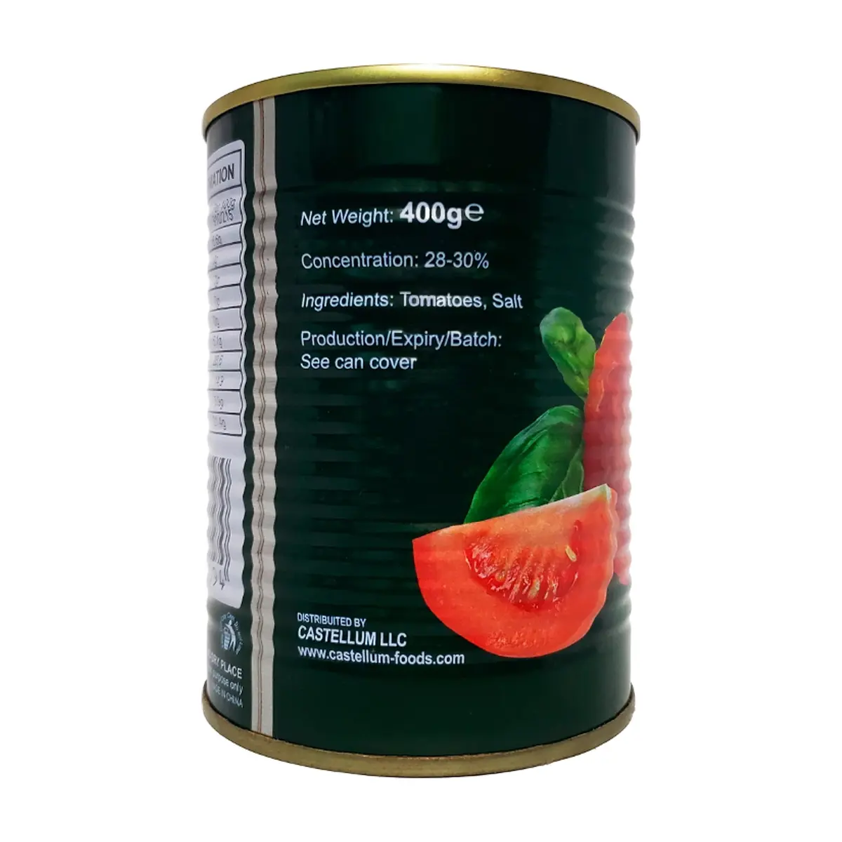 Pasta de tomate Castellum (400 g / 14.11 oz) - Thumbnail 4