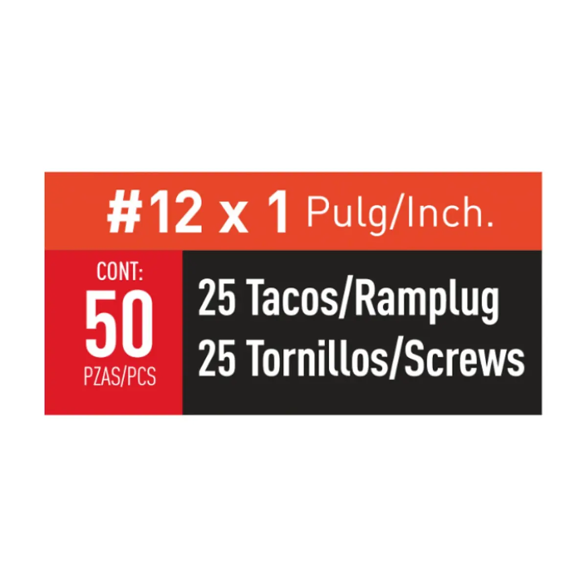 Juego de tornillos pernos de anclaje con tacos plásticos para fijar a la pared Covo (50 U) - Thumbnail 3