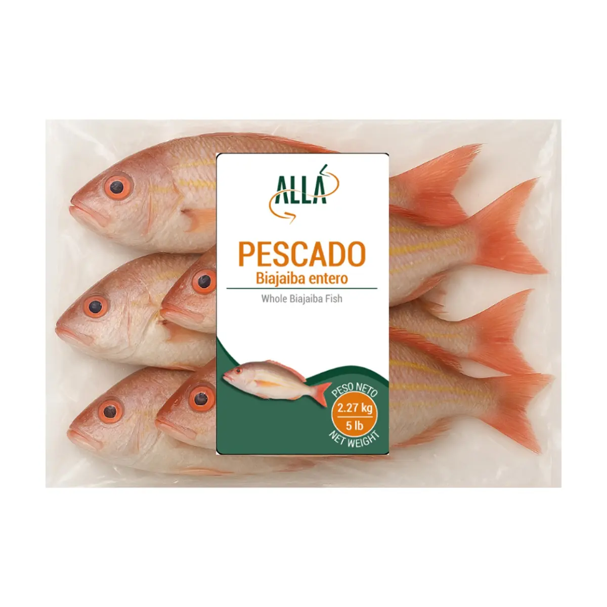 Pescado biajaiba entero ALLÁ (2.27 kg / 5 lb) - Miniatura 1