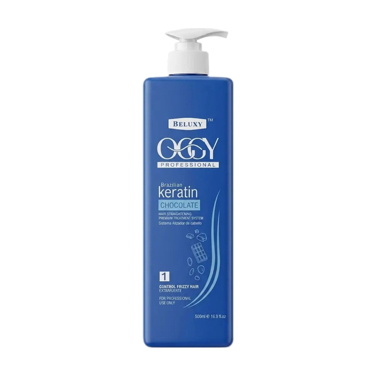 Keratina brazileña de chocolate OGGY Professional (500 ml)