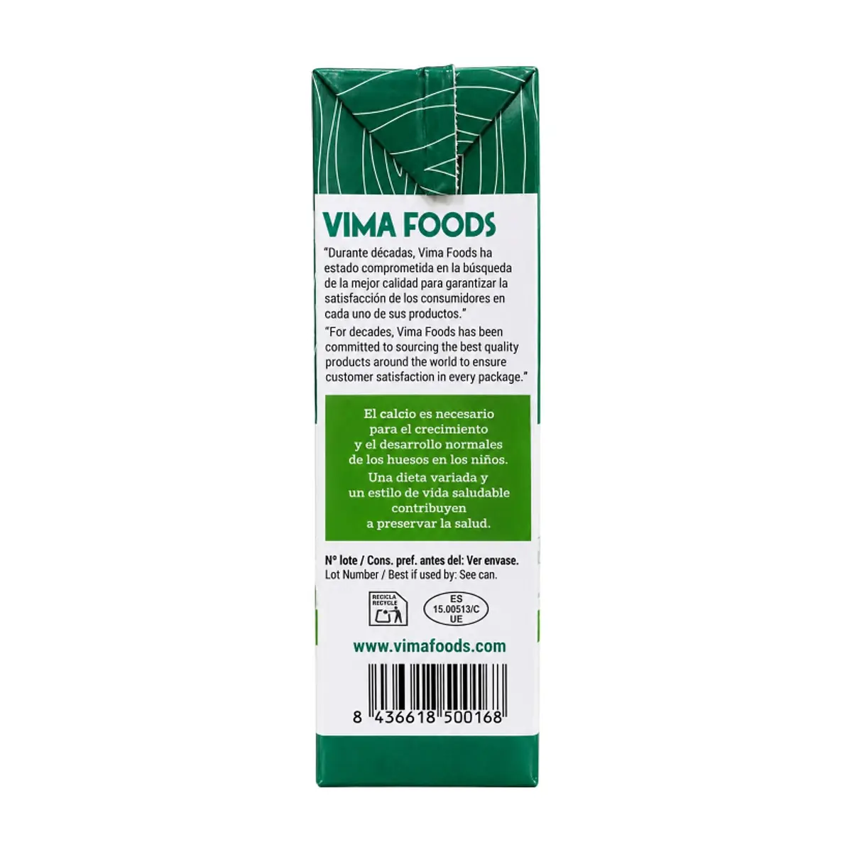 Leche entera UHT Vima Foods (1 L) - Thumbnail 2