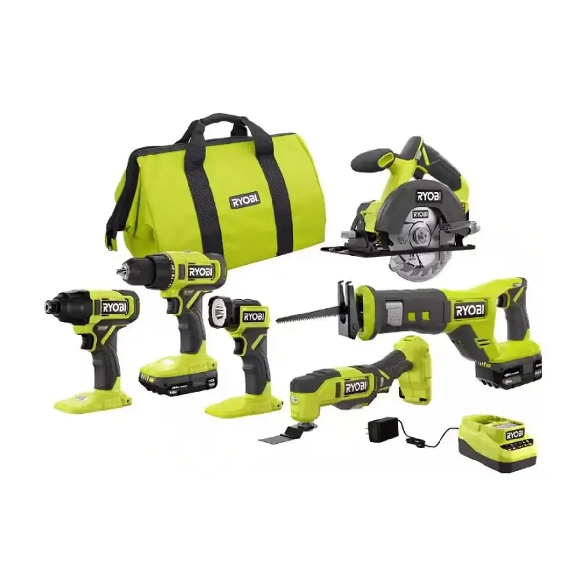 Kit de Herramientas RYOBI de Batería 18V