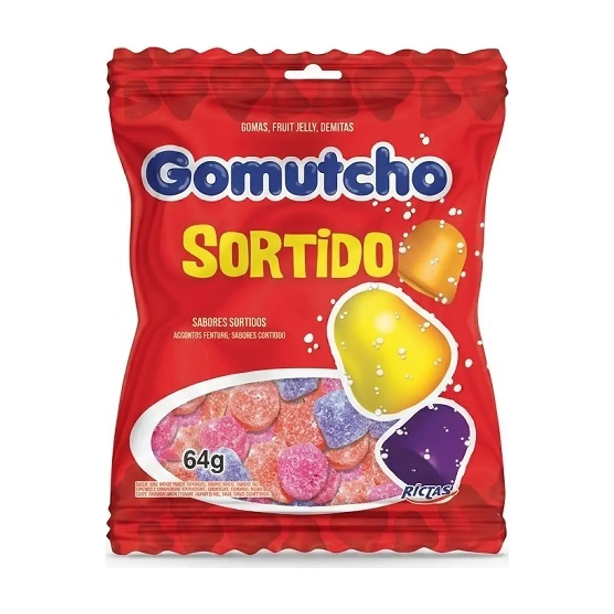 Gomitas de Sabores Surtidos Gomutcho (64g) RICLAN
