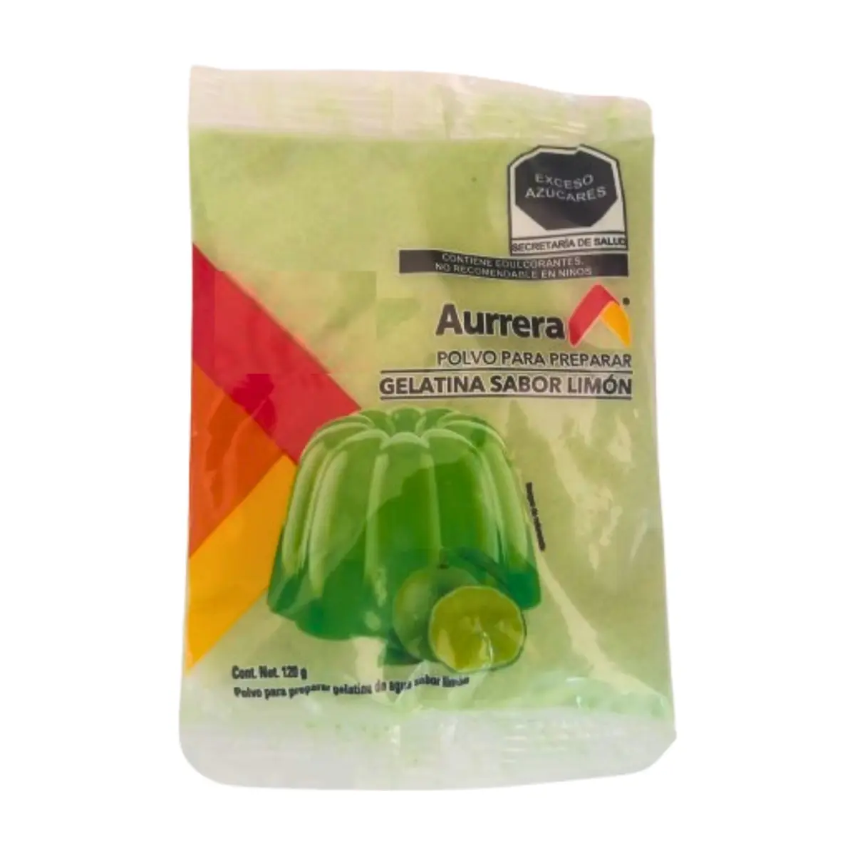 Gelatina de limón Aurrera (120 g / 4.2 oz)