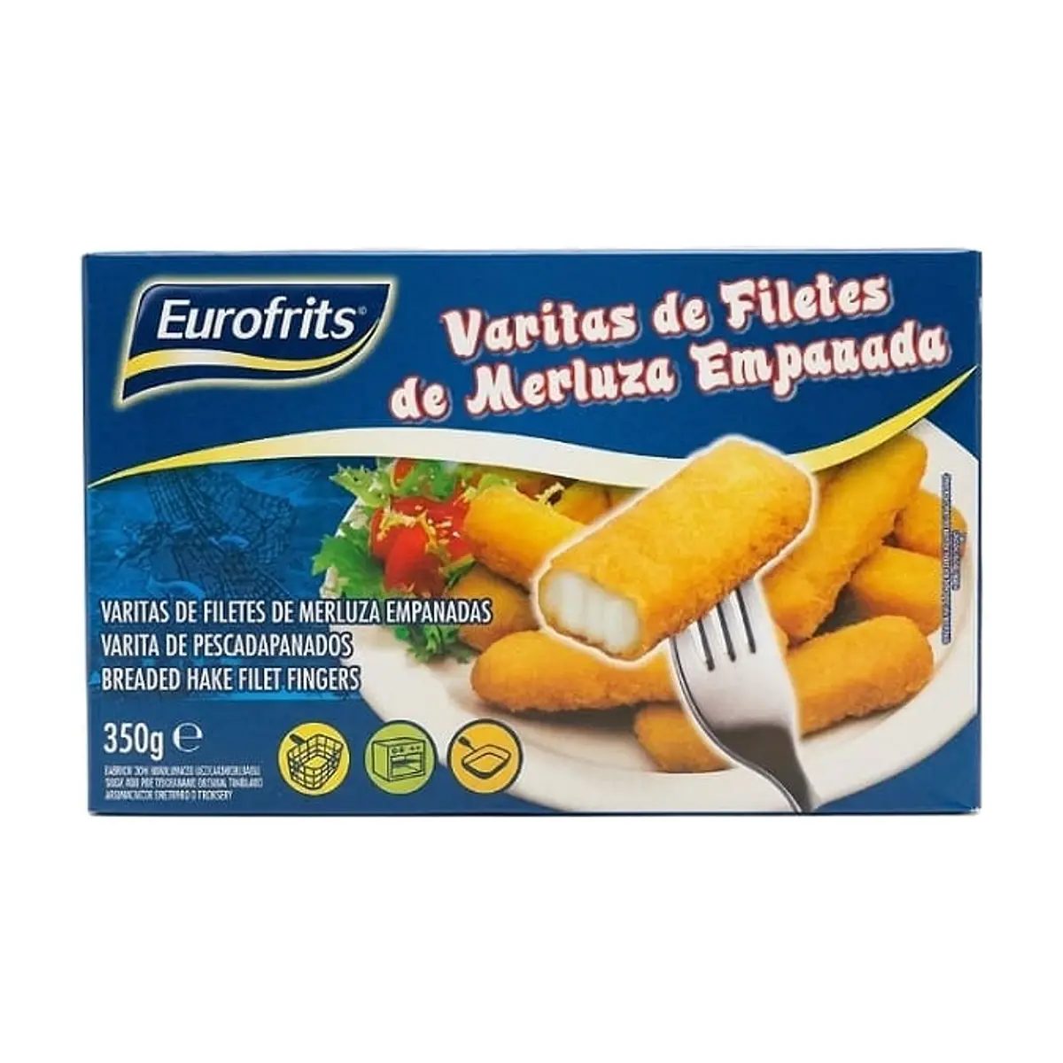 Varita de Filete de Merluza (350g) EUROFRITS