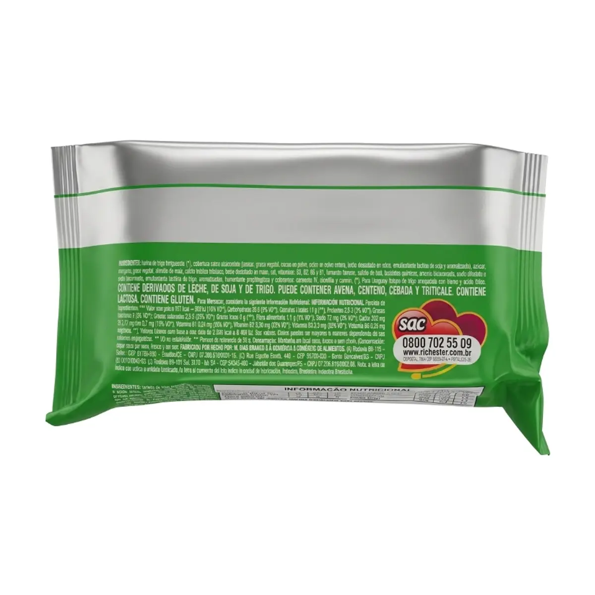 Galletas de leche con cobertura de chocolate Animados Zoo Richester (40 g / 1.41 oz) - Thumbnail 2