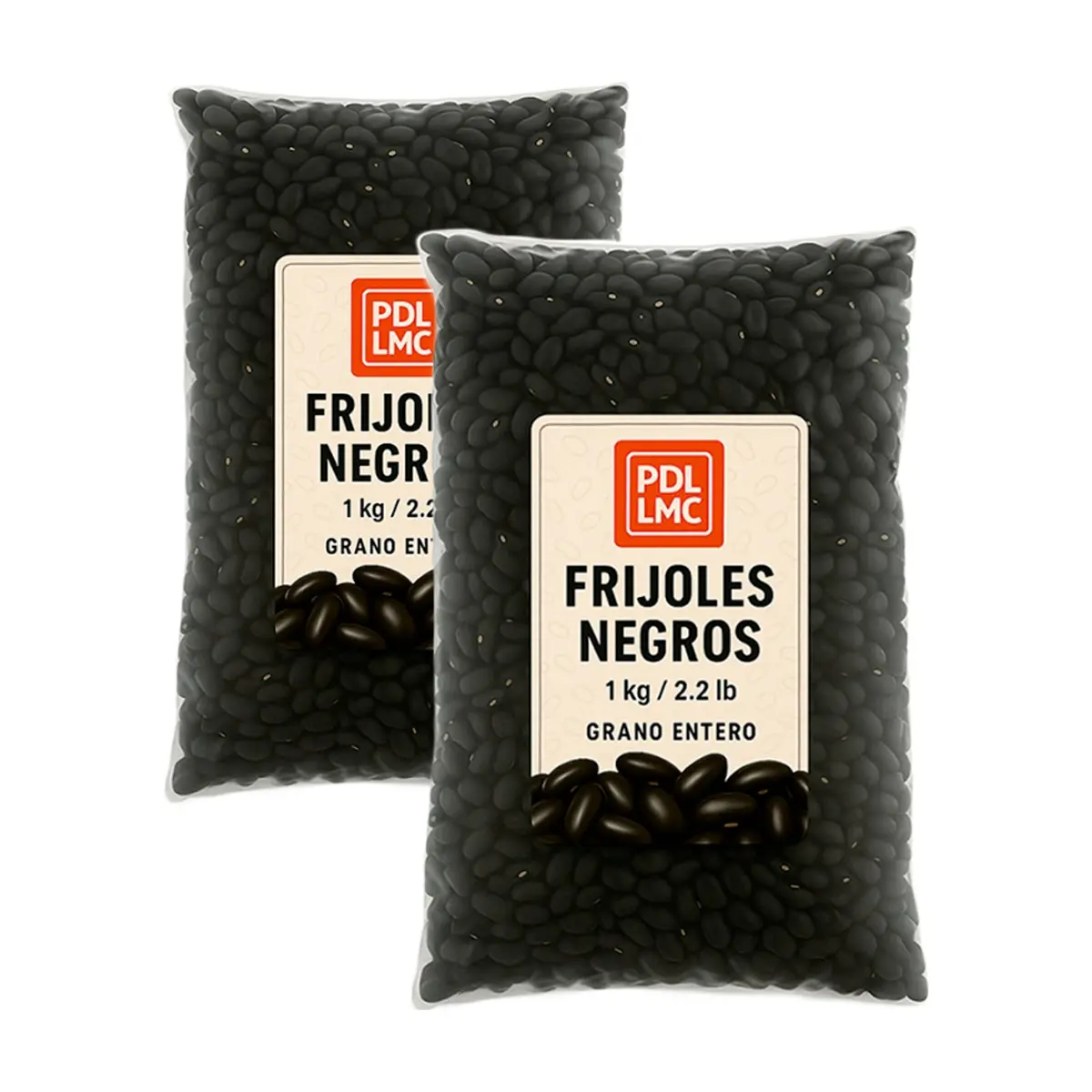 Frijoles negros (2 x 1 kg / 2.2 lb)