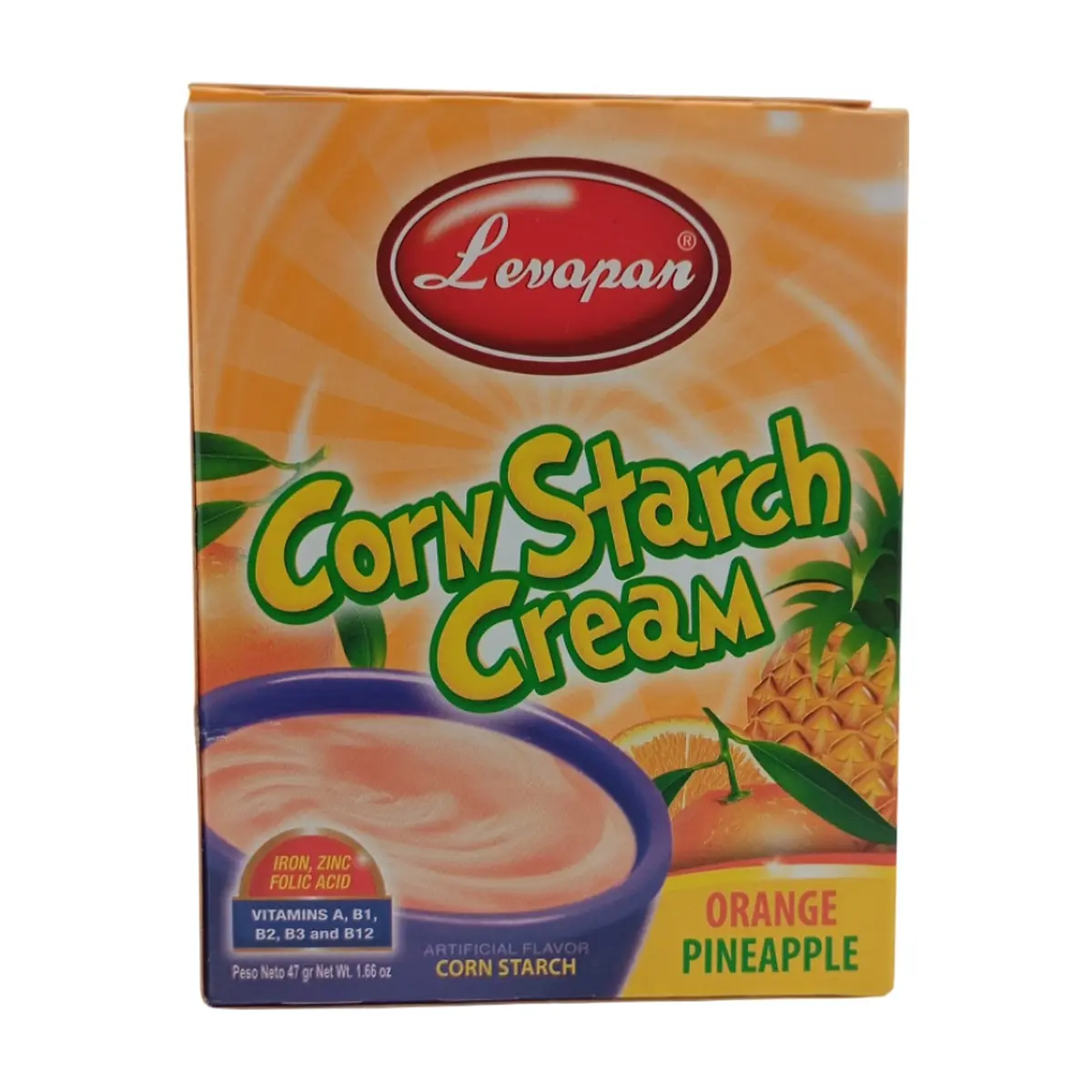 Crema de maicena de naranja piña Levapan (47 g / 1.66 oz)