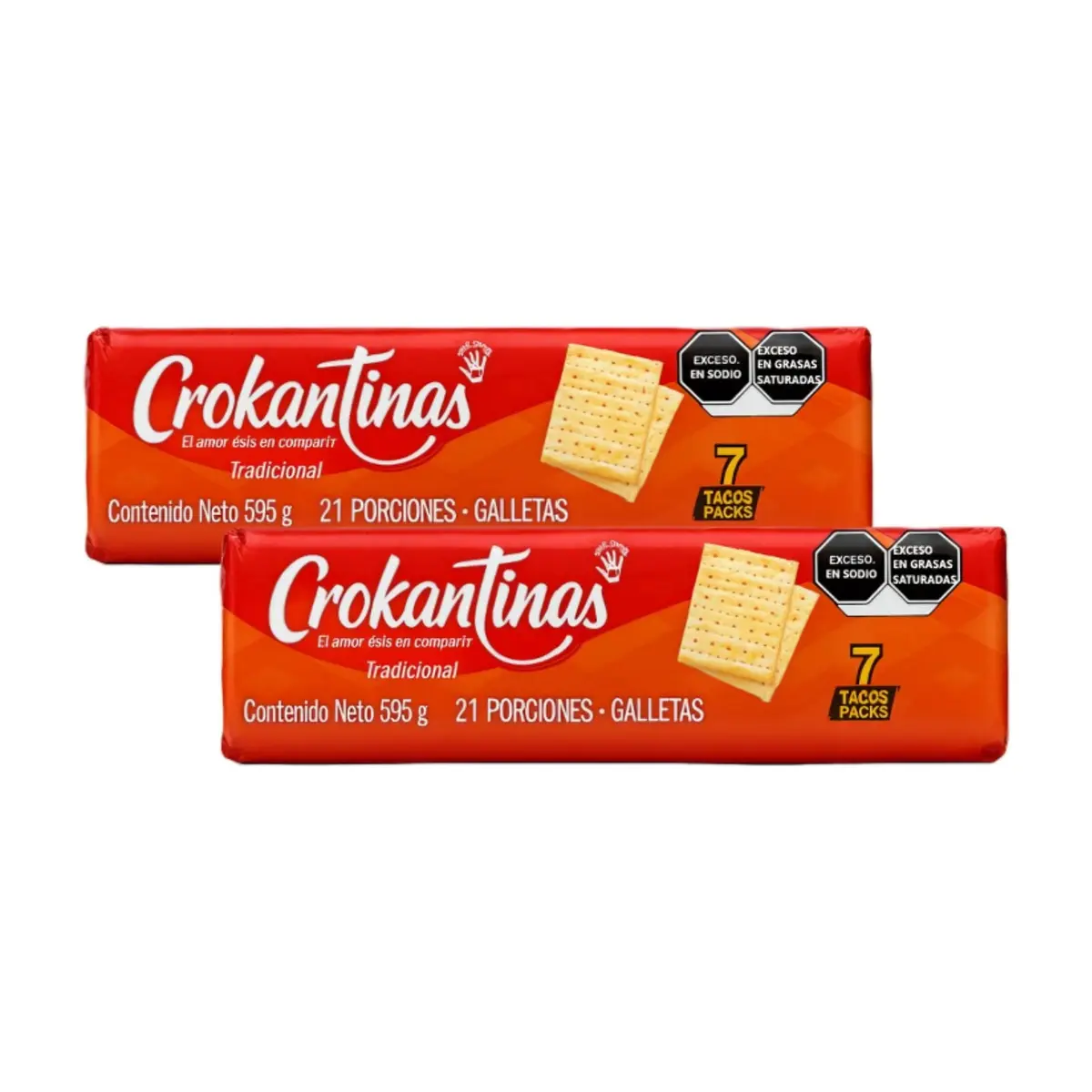 Galletas Crokantinas (2 x 595 g / 1.31 lb)
