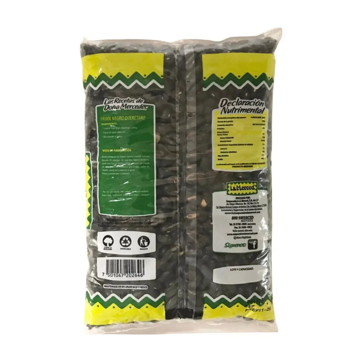 Frijol negro La Merced (500 g / 1.1 lb) - Thumbnail 2