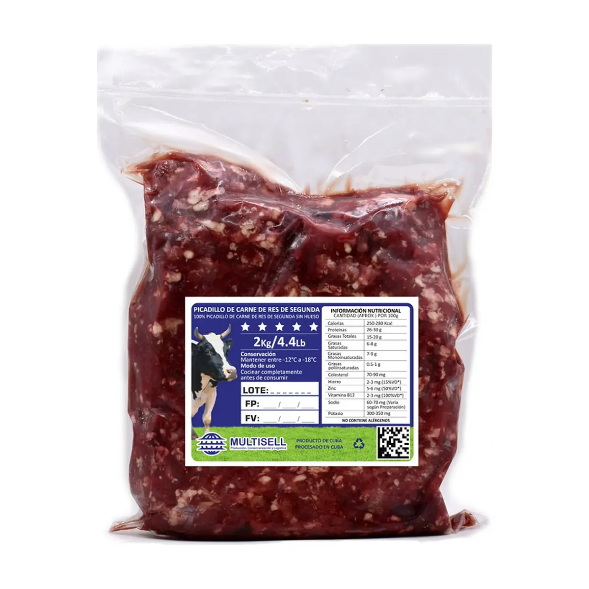 Picadillo de carne de res de segunda Multisell (2.00 kg / 4.4 lb) - Thumbnail 3