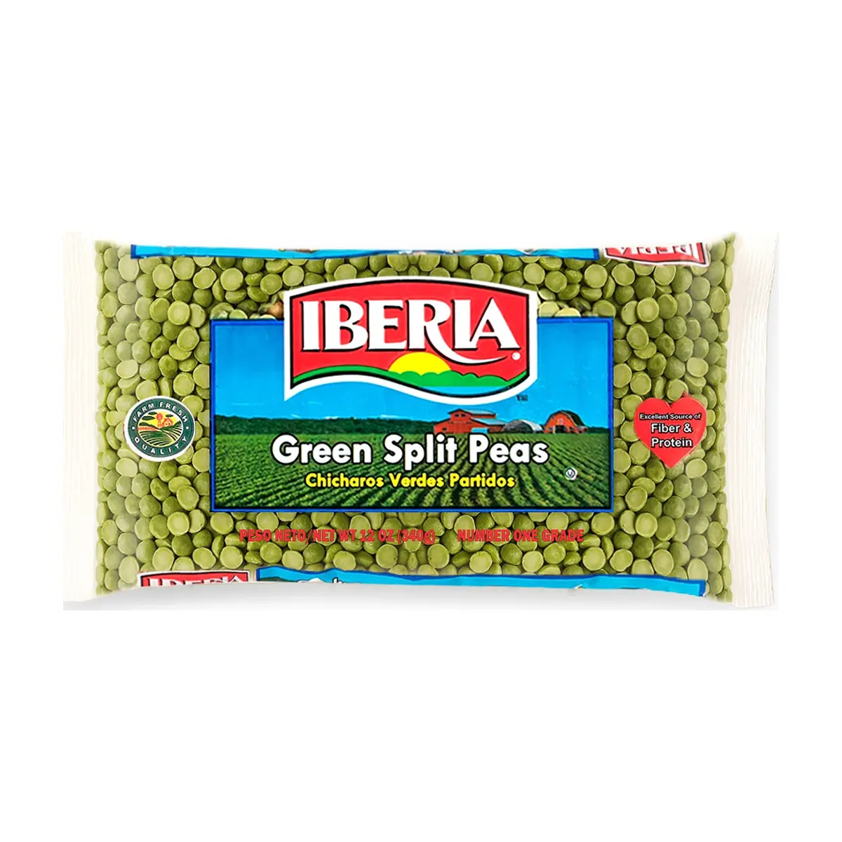 Chícharos verdes partidos Iberia (340 g / 12 oz)