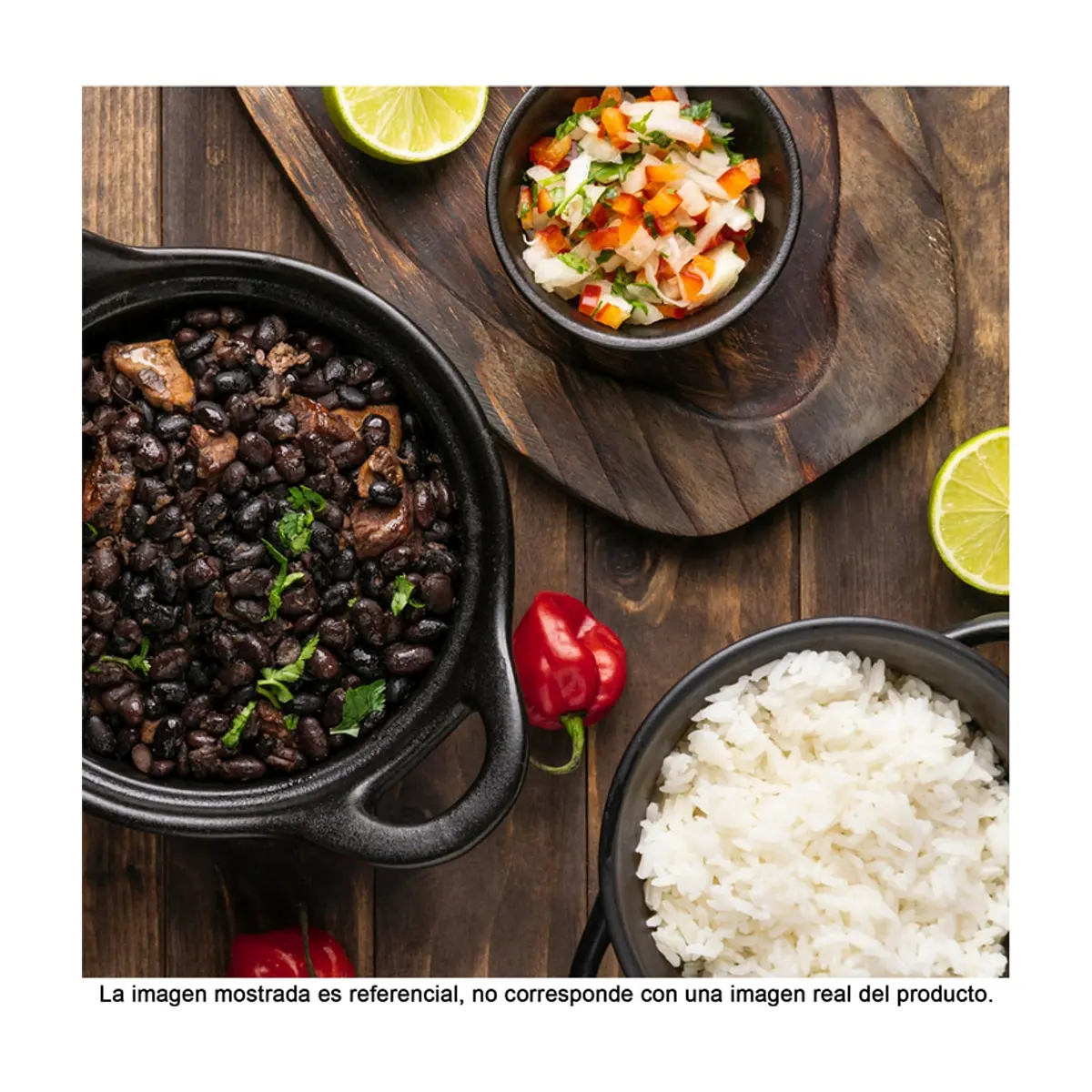 Frijoles negros + Arroz de grano largo Cosecha Real #3 - Thumbnail 2