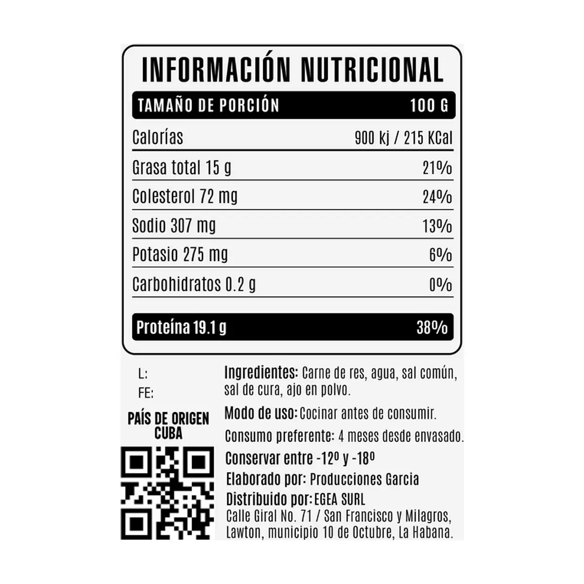 Picadillo de res de segunda EGEA (4 x 1 kg / 2.2 lb) - Thumbnail 4