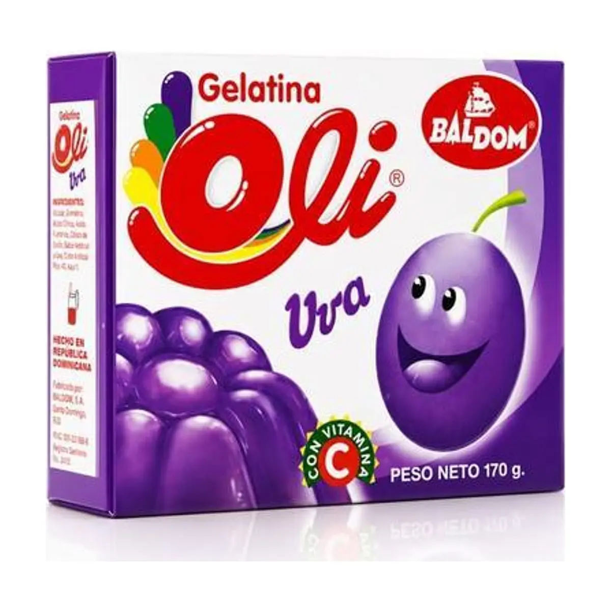 Gelatina de Uva (170g) OLI - Imagen 1