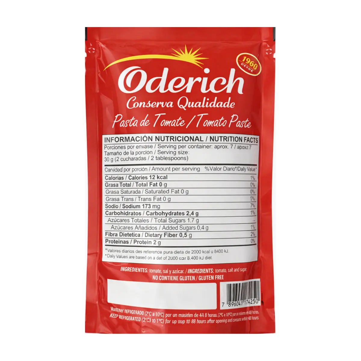 Pasta de tomate Oderich (200 g / 7.1 oz) - Miniatura 3
