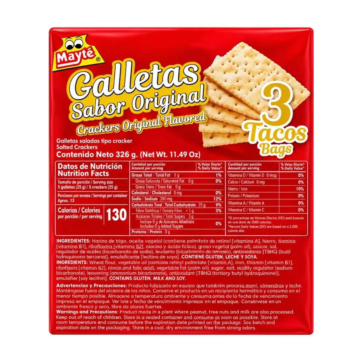 Galletas Mayté sabor original (326 g / 11.49 oz) - Thumbnail 3