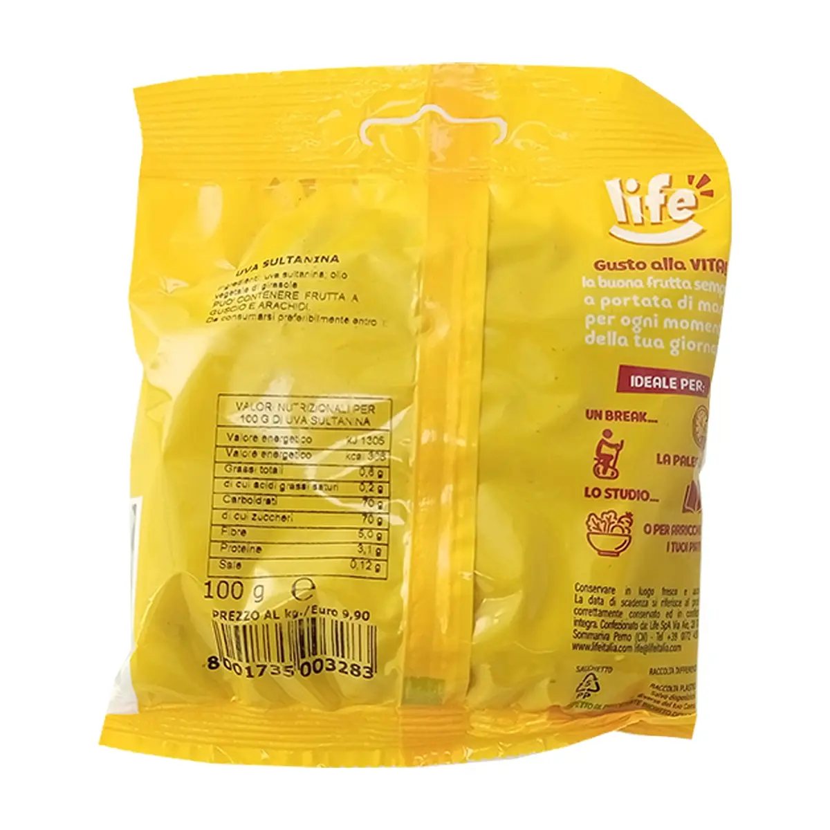 Uvas pasas sultaninas deshidratadas Life (100 g / 3.5 oz) - Thumbnail 4