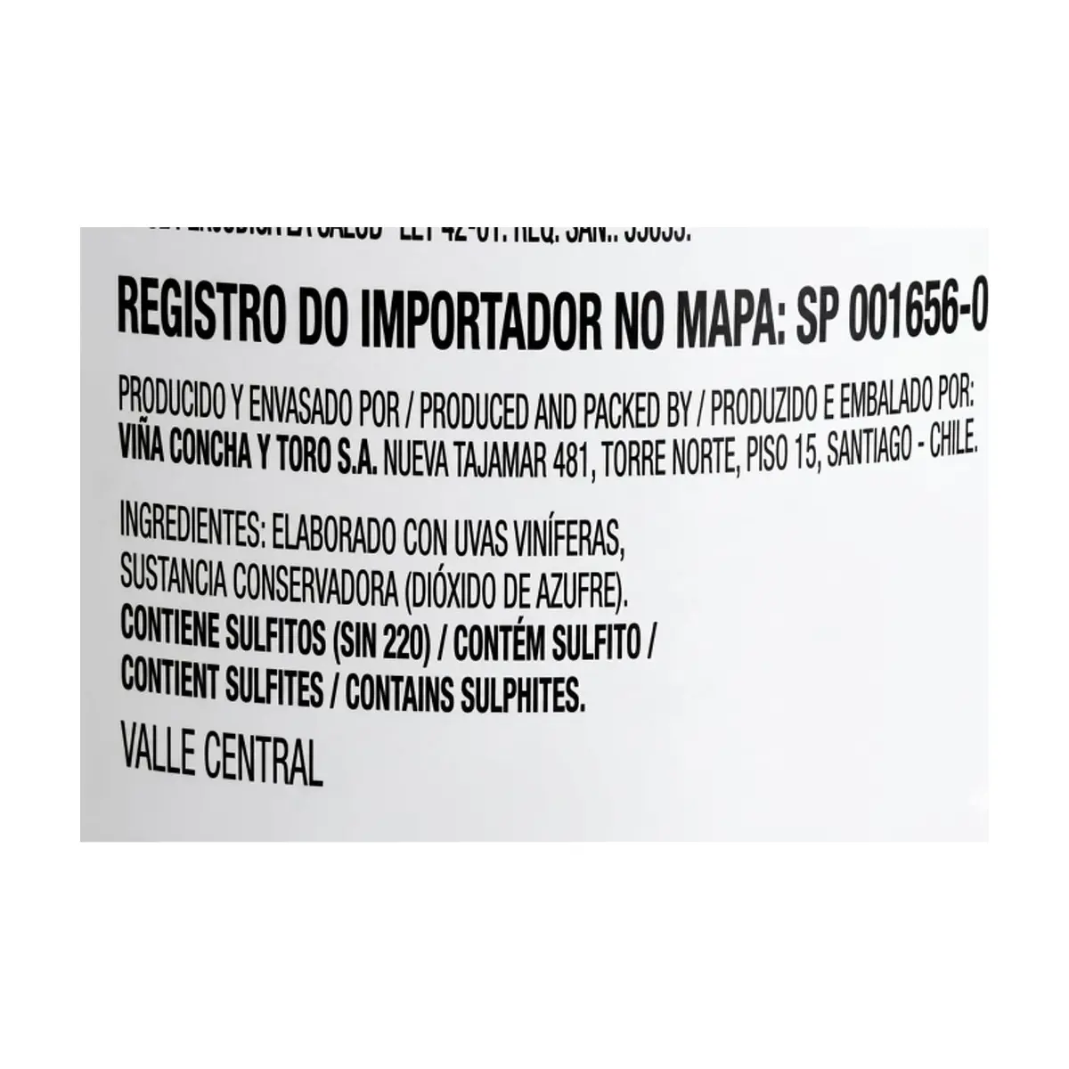 Vino tinto Carmenere Frontera (750 ml) - Thumbnail 3